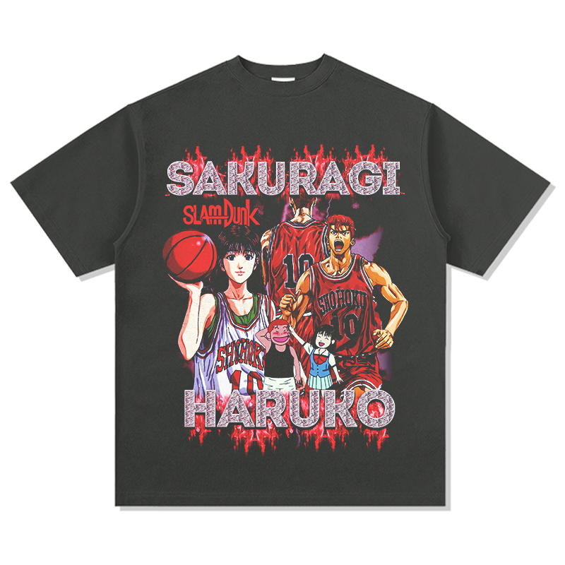 Sakuragi And Haruko "Anime" TEE Hoodie, Sweatshirt | CoreVibeTees.com (Image 2)