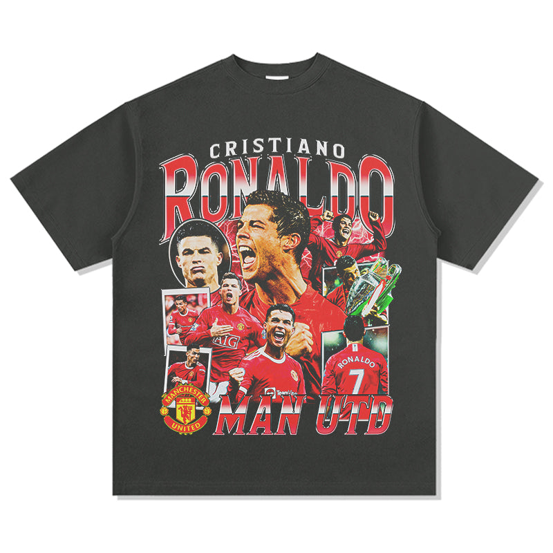 Cristiano Ronaldo "Man Utd" TEE Hoodie, Sweatshirt | CoreVibeTees.com (Image 2)