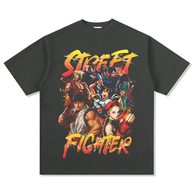 Street Fighter "Anime" TEE Hoodie, Sweatshirt | CoreVibeTees.com (Image 2)
