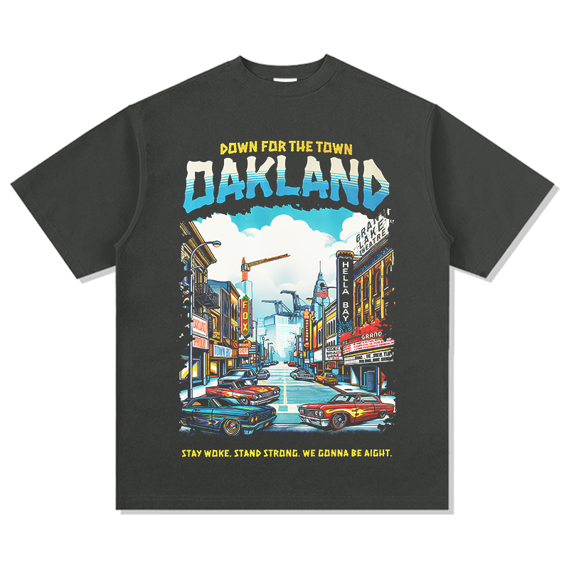 Oakland Town "Anime" TEE Hoodie, Sweatshirt | CoreVibeTees.com (Image 2)