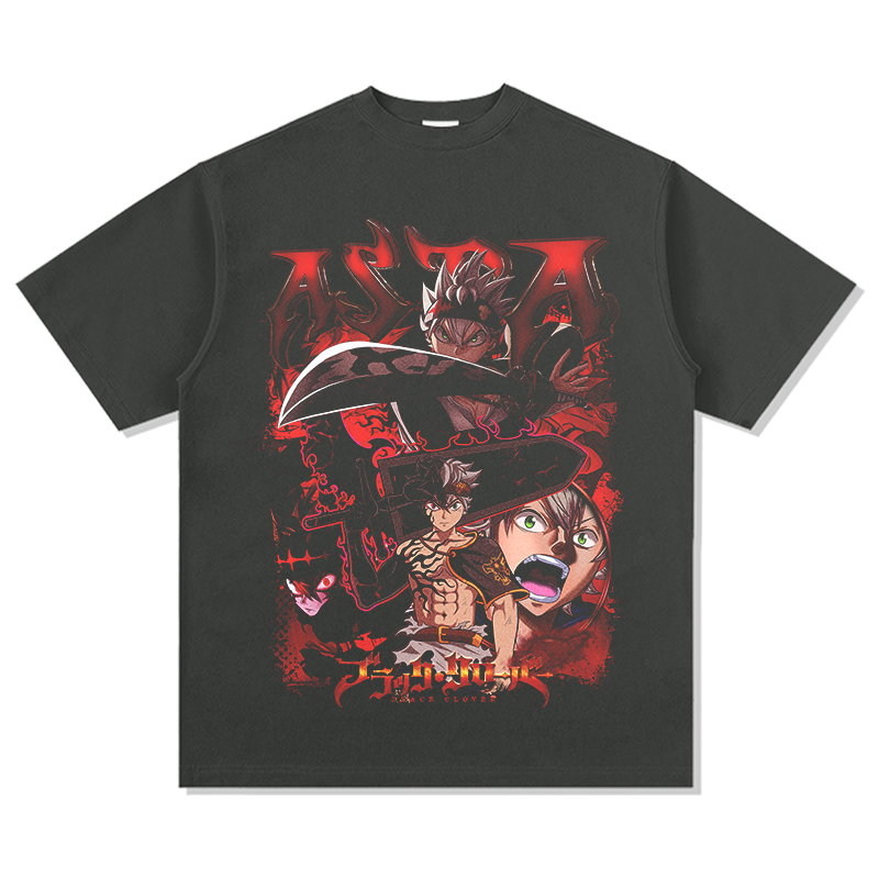 Asta Black Cover "Anime" TEE Hoodie, Sweatshirt | CoreVibeTees.com (Image 3)