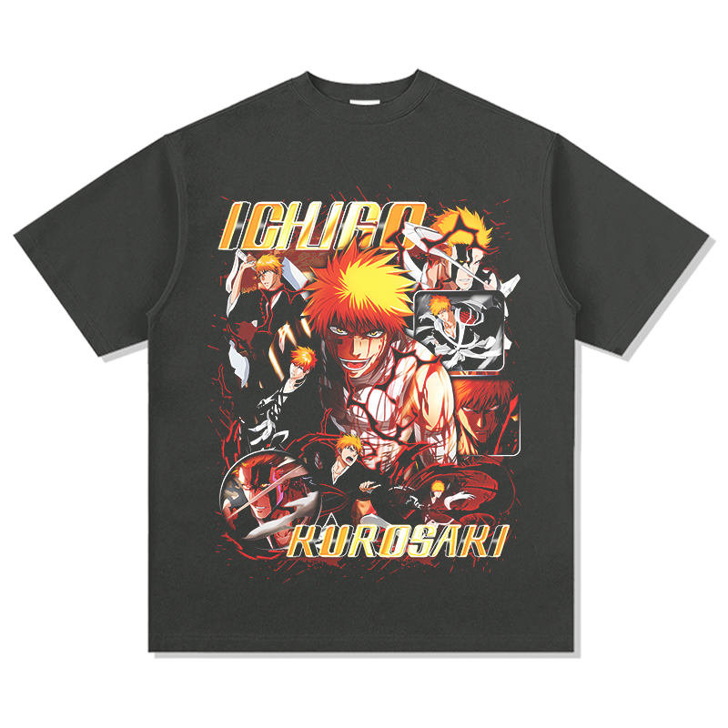 Ichigo Kurosaki Bleach "Anime" TEE Hoodie, Sweatshirt | CoreVibeTees.com (Image 2)