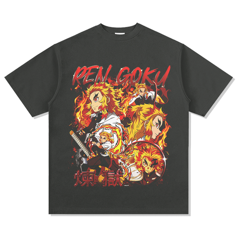 KyÅjurÅ Rengoku "Anime" TEE Hoodie, Sweatshirt | CoreVibeTees.com (Image 2)