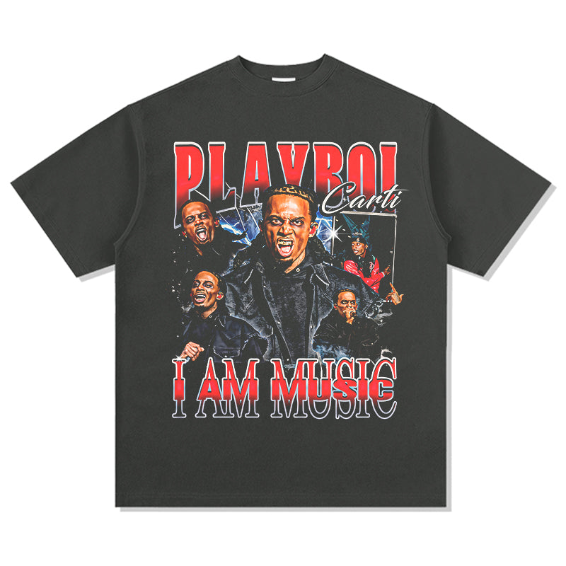 I AM MUSIC By Playboi Carti TEE Hoodie, Sweatshirt | CoreVibeTees.com (Image 2)