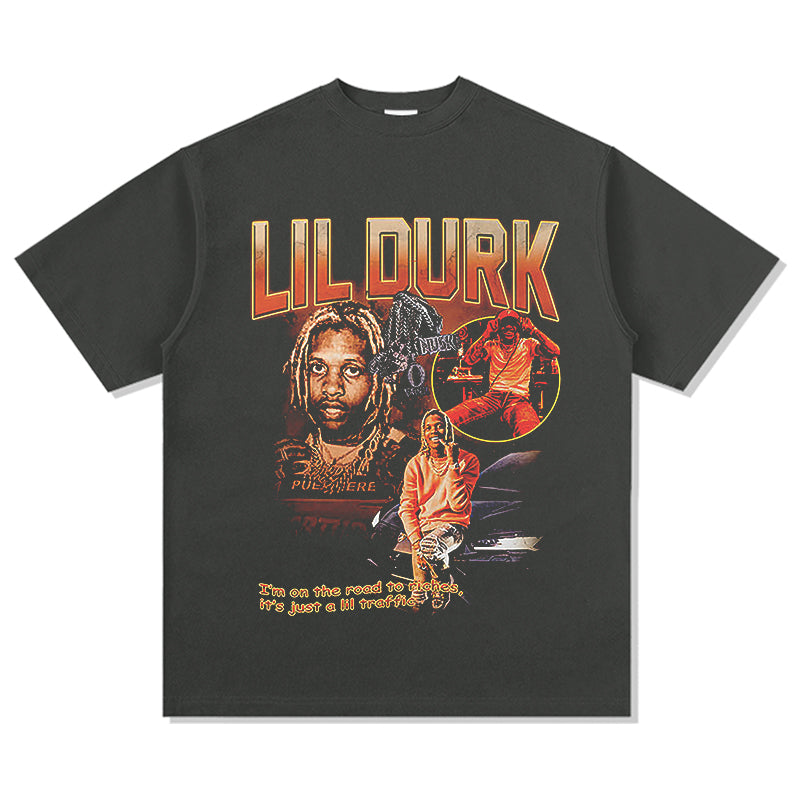 I Am on the Road to Riches,its Just a Lil Traffic by Lil Durk TEE Hoodie, Sweatshirt | CoreVibeTees.com (Image 2)
