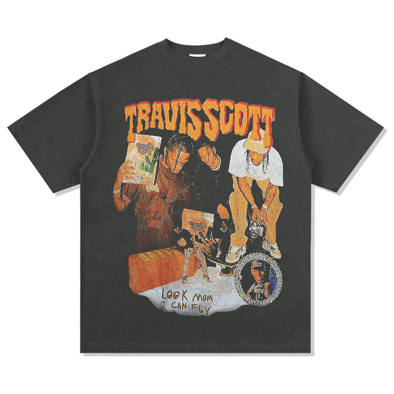Look Mom I Can Fly By Travis Scott TEE Style001 Hoodie, Sweatshirt | CoreVibeTees.com (Image 2)