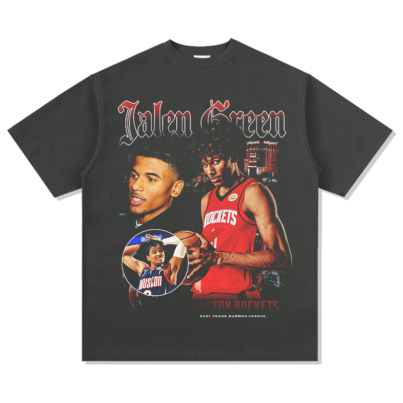 Jalen Green TEE NBA Hoodie, Sweatshirt | CoreVibeTees.com (Image 2)