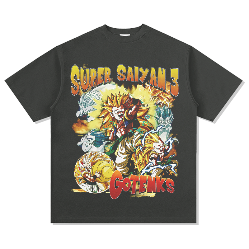 Super Saiyan Gotenks "Anime" TEE Hoodie, Sweatshirt | CoreVibeTees.com (Image 3)