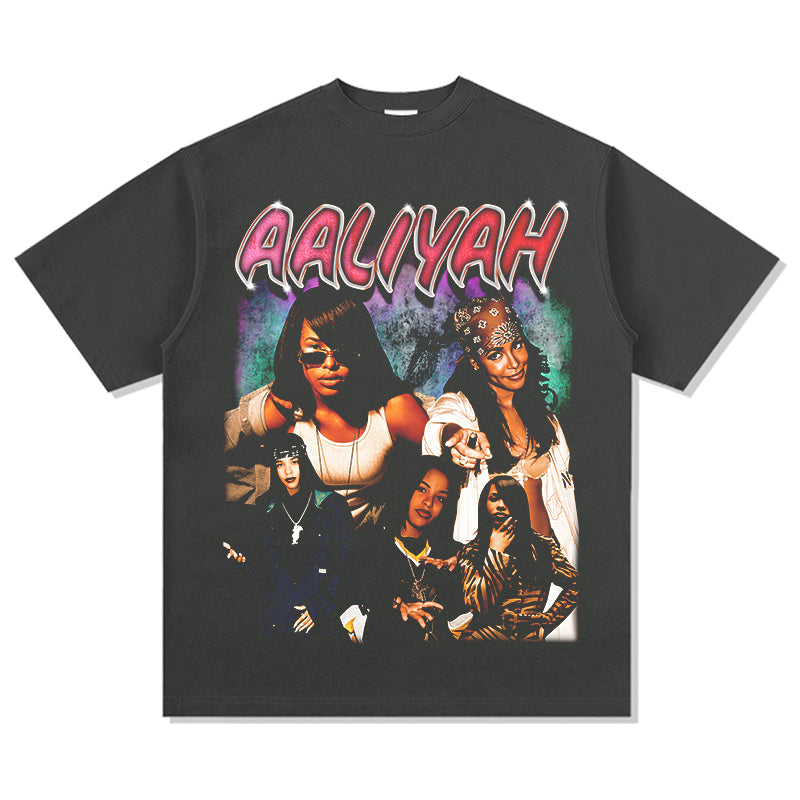 Aaliyah Tee Hoodie, Sweatshirt | CoreVibeTees.com (Image 2)