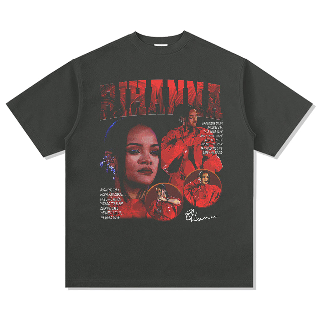 Rihanna Signature Tee Hoodie, Sweatshirt | CoreVibeTees.com (Image 2)