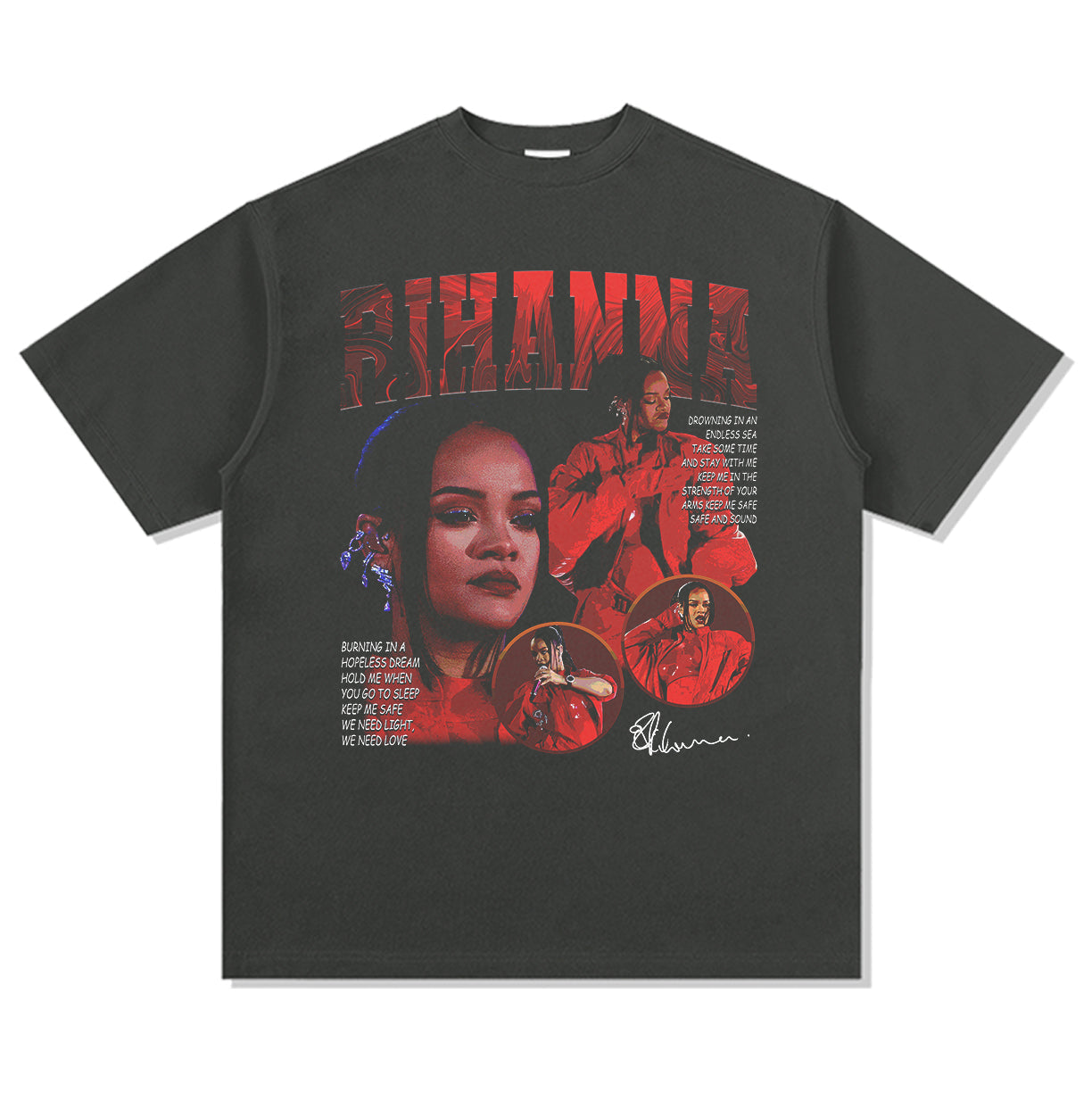 Rihanna Signature Tee Hoodie, Sweatshirt | CoreVibeTees.com (Image 2)