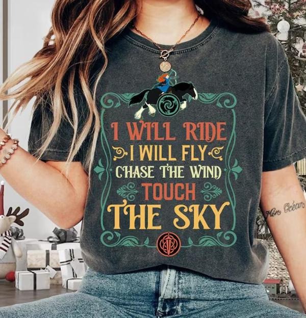 Chase The Wind And Touch The Sky Shirt, Princess Merida Brave Shirt, Brave Movie Shirt, Magic Kingdom Shirt, Family Vacation 2025