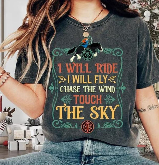 Chase The Wind And Touch The Sky Shirt, Princess Merida Brave Shirt, Brave Movie Shirt, Magic Kingdom Shirt, Family Vacation 2025