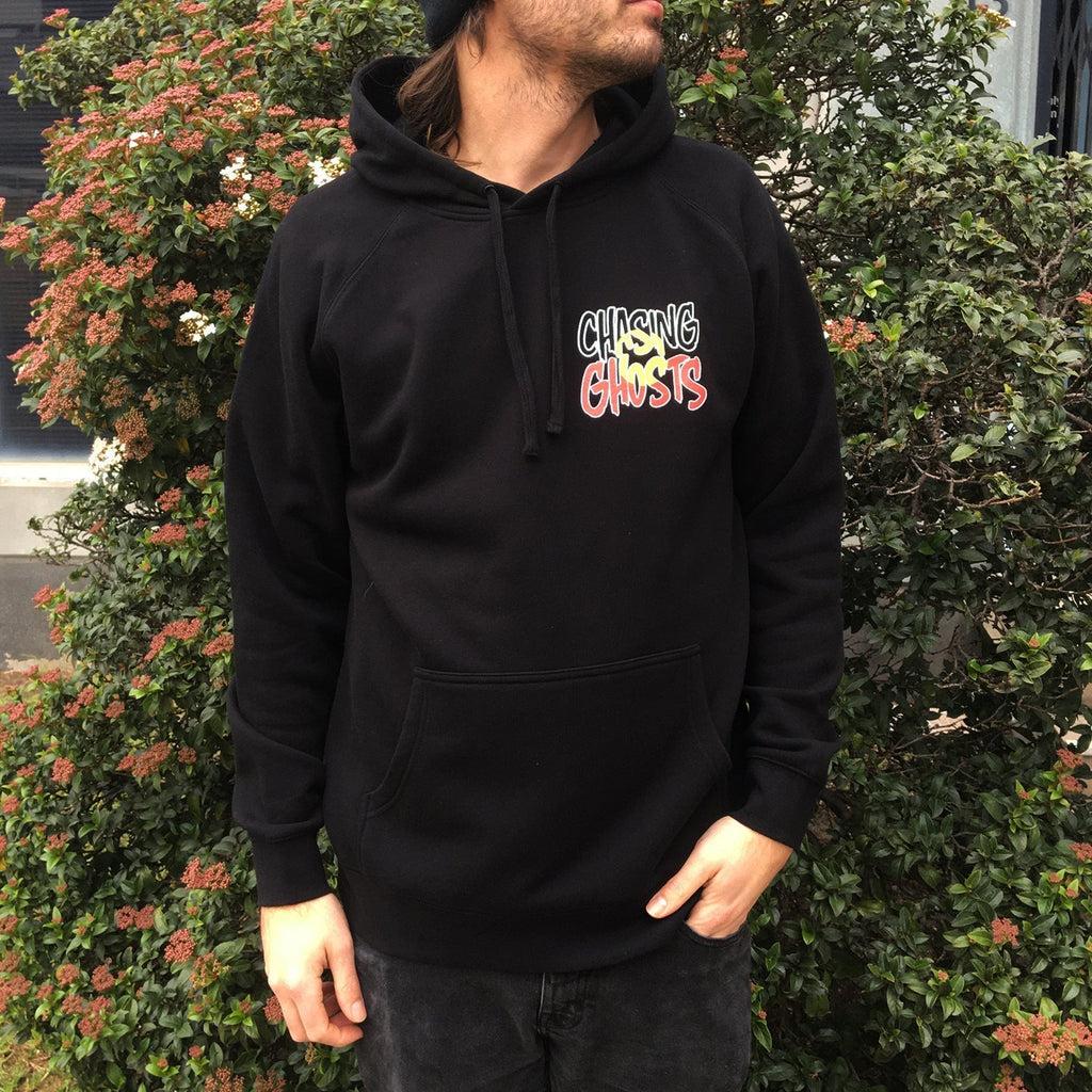 Colour Logo Hoodie (Black) T-Shirts, Sweatshirt | CoreVibeTees.com (Image 2)