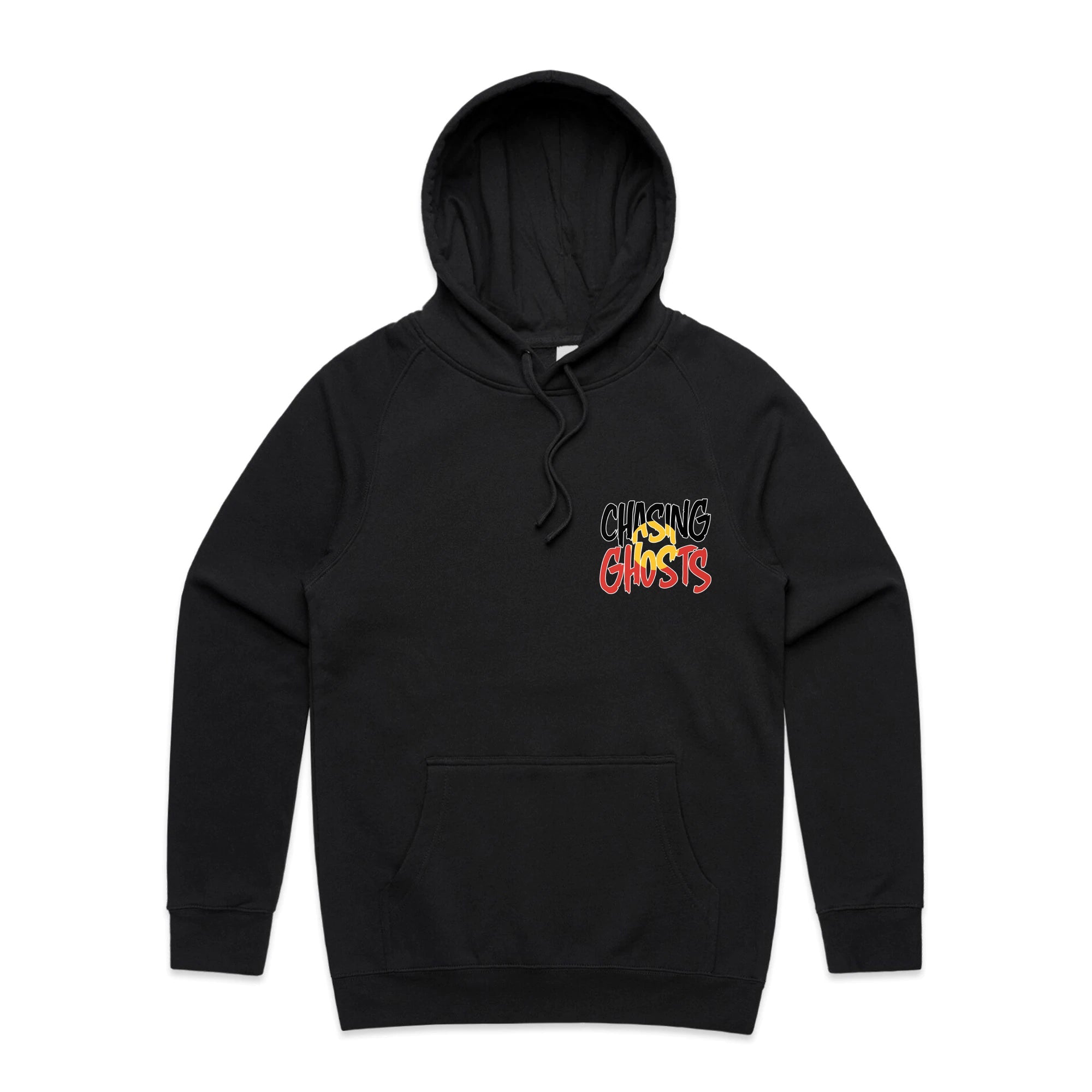 Colour Logo Hoodie (Black) T-Shirts, Sweatshirt | CoreVibeTees.com (Image 1)