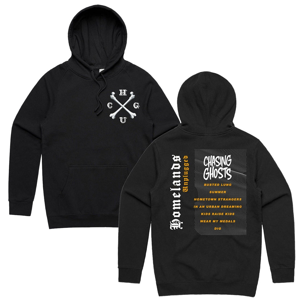 Homelands Unplugged Bones Hoodie (Black) T-Shirts, Sweatshirt | CoreVibeTees.com (Image 1)