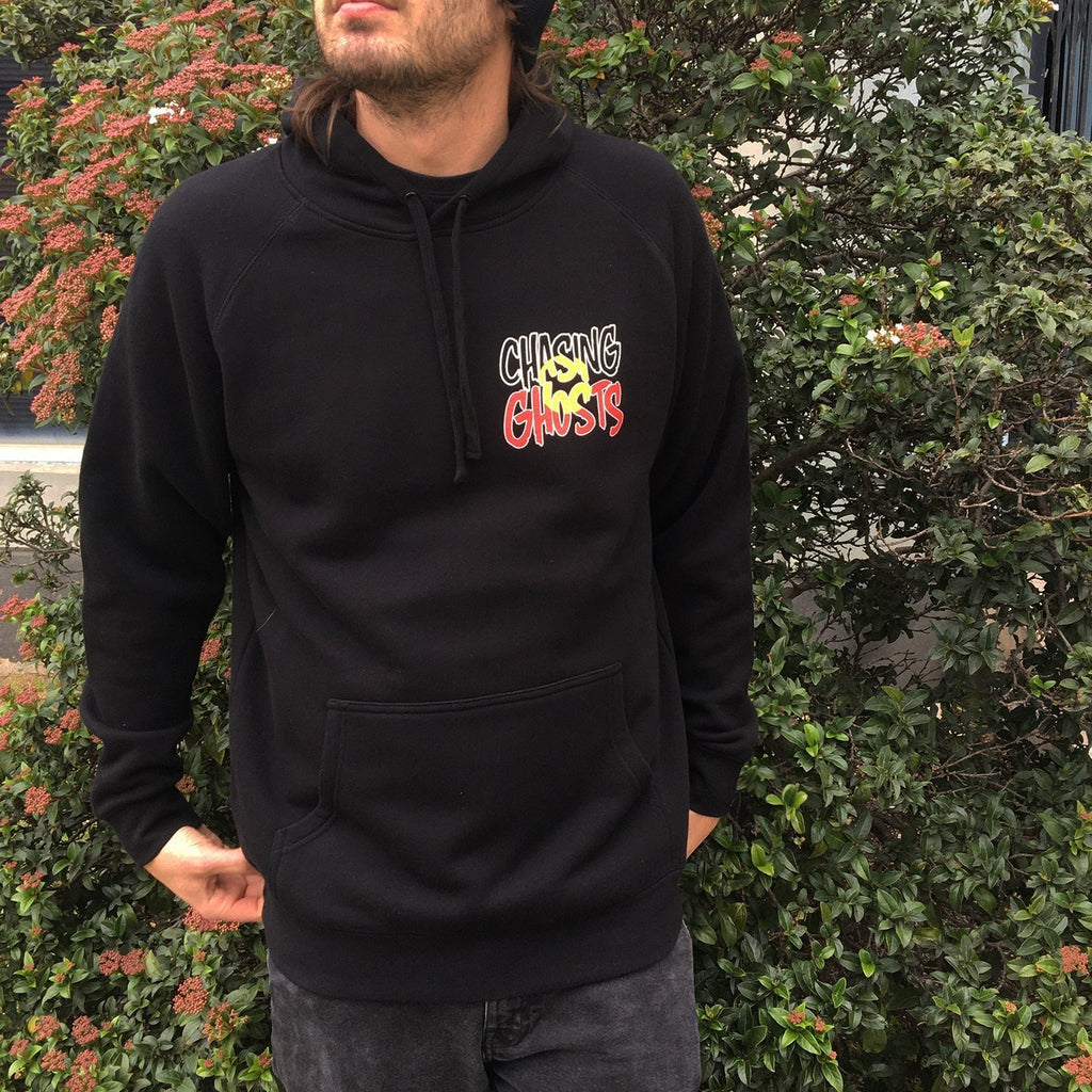 Colour Logo Hoodie (Black) T-Shirts, Sweatshirt | CoreVibeTees.com (Image 3)