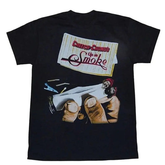 Cheech and Chong Up In Smoke Movie T shirt Black Size S To 4XL U835 Menswear Top