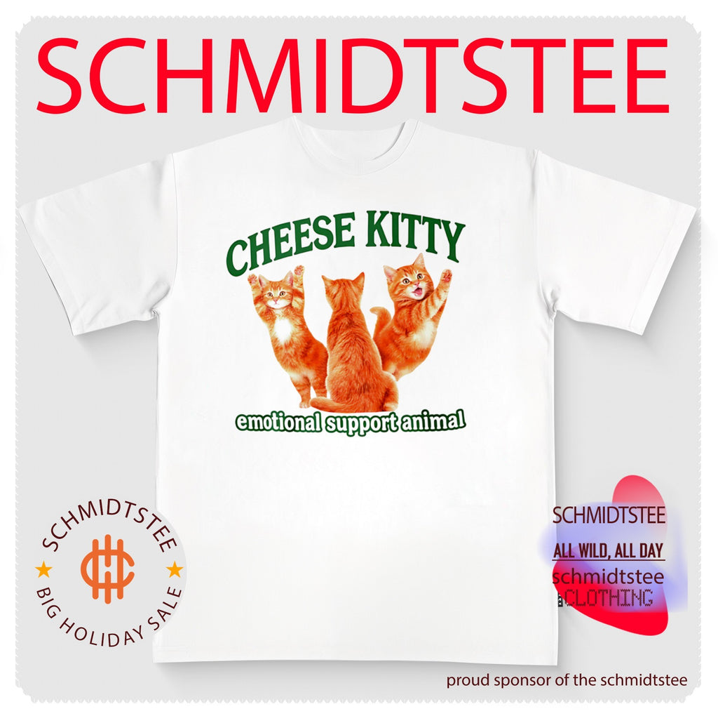 Cheese Kitty Emotional Support Animal Shirt