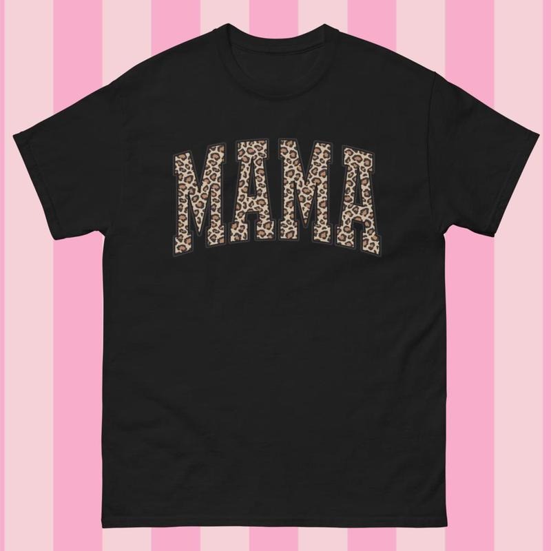 Cheetah Mama Gildan Shirt - Gildanshirt, Halloween T-Shirt, DTG printed, Trendy preppy style, Unisex garment-dyed heavyweight t-shirt