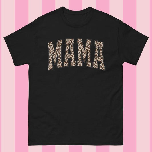 Cheetah Mama Gildan Shirt - Gildanshirt, Halloween T-Shirt, DTG printed, Trendy preppy style, Unisex garment-dyed heavyweight t-shirt