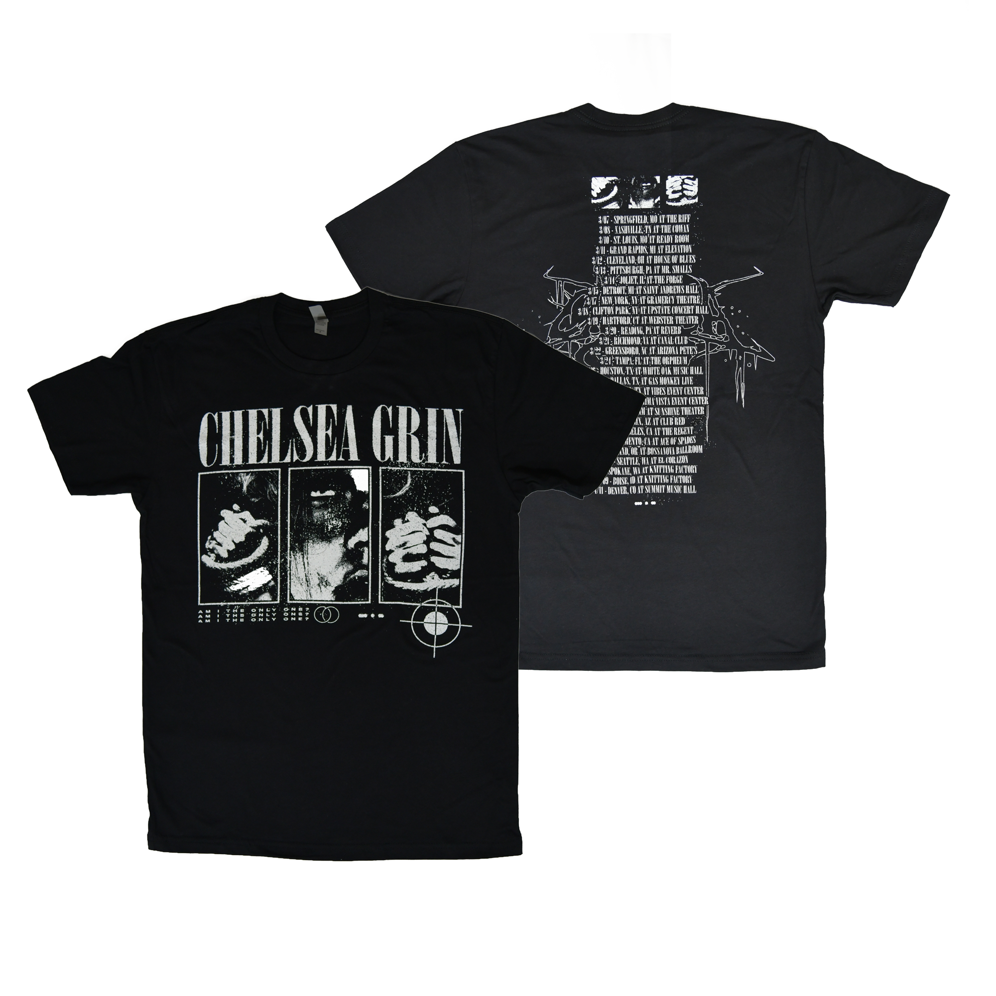 Chelsea Grin - Tour Tee Hoodie, Sweatshirt | CoreVibeTees.com (Image 1)