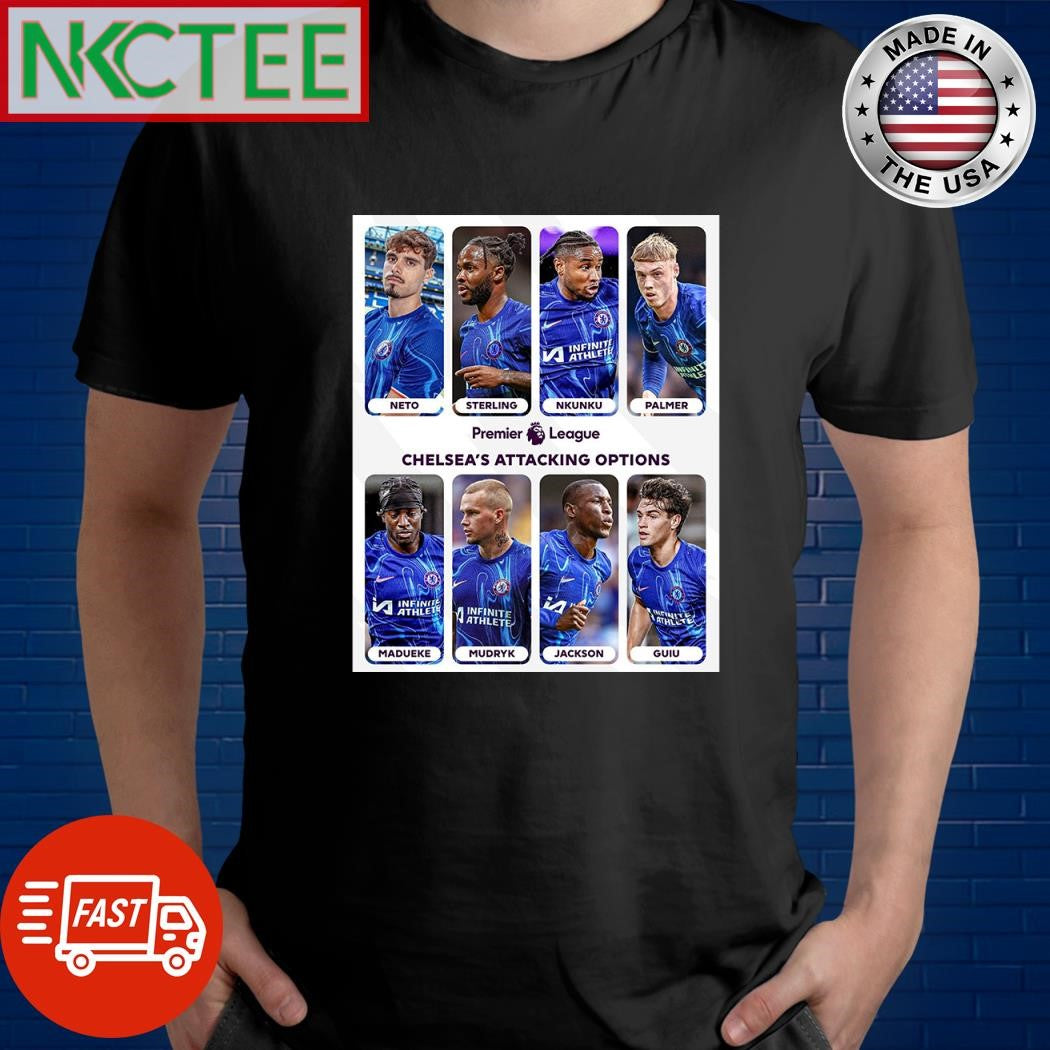 Chelsea FC Spoilt for choice in attack 2024 shirt