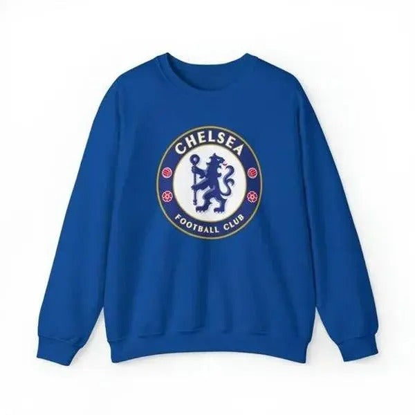 Chelsea football club Crewneck Sweatshirt shirt retro tee H34 royal blue