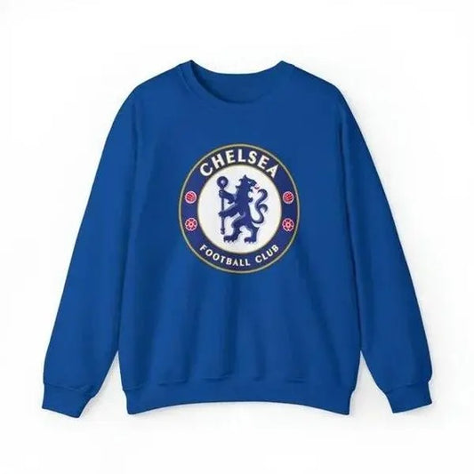 Chelsea football club Crewneck Sweatshirt shirt retro tee H34 royal blue