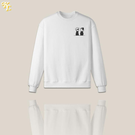 Chibi Gojo Geto JuJutsu Kaisen Anime Graphic T-Shirt Sweatshirt Menswear Streetwear Clothing Casual Crewneck Cotton