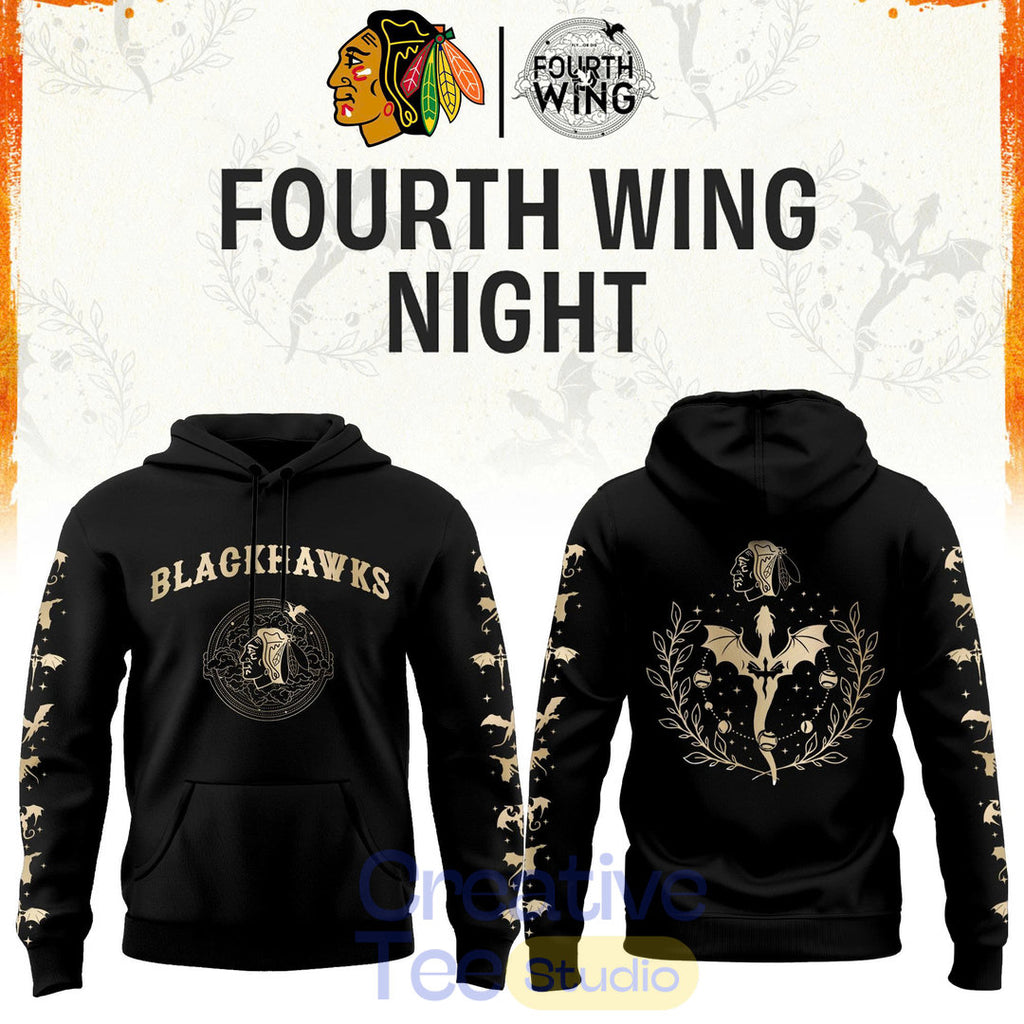 Chicago Blackhawks Fourth Wings Night Limited Edition Hoodie