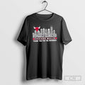 Chicago Bulls Basketball All Names City Thank You For The Memories Skyline T Shirts