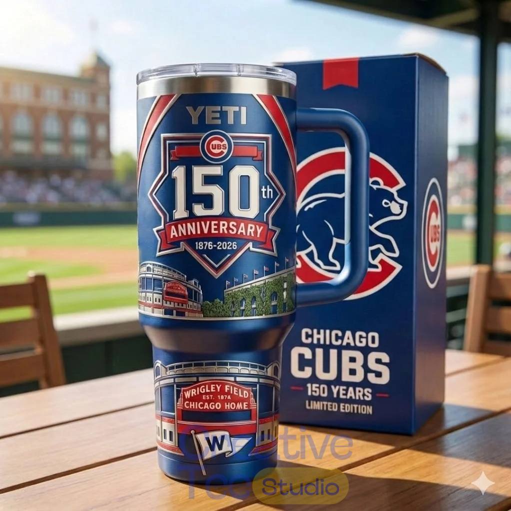 Chicago Cubs 150th Anniversary Special YETI Tumbler