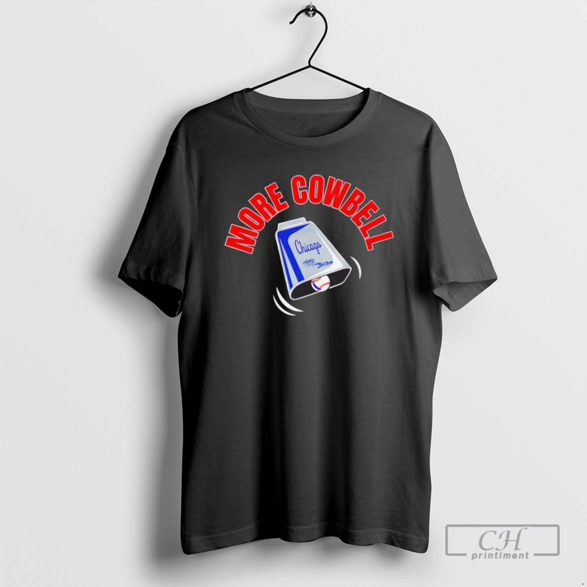 Chicago Cubs Baseball Moises Ballesteros More Cowbell T Shirts