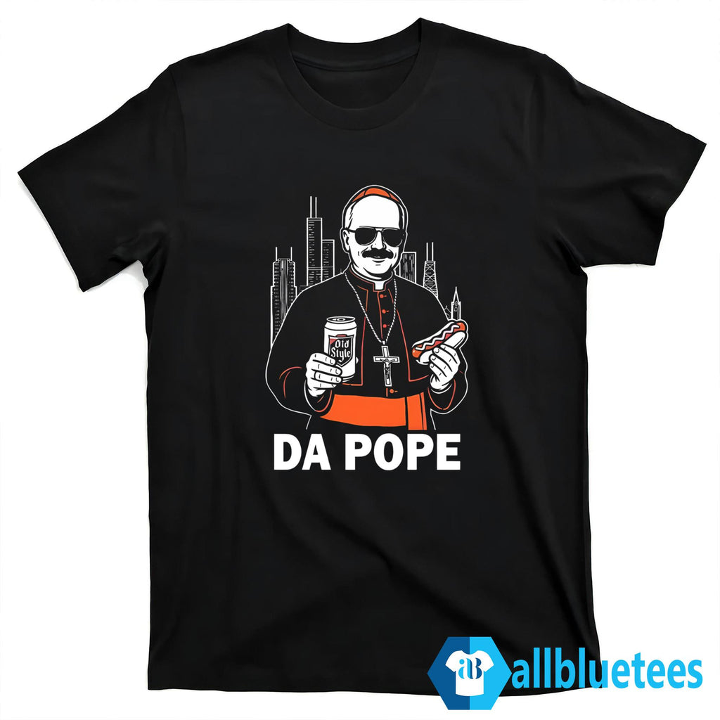 Chicago Da Pope Leo XIV Hot Dog Old Style Beer American Shirt