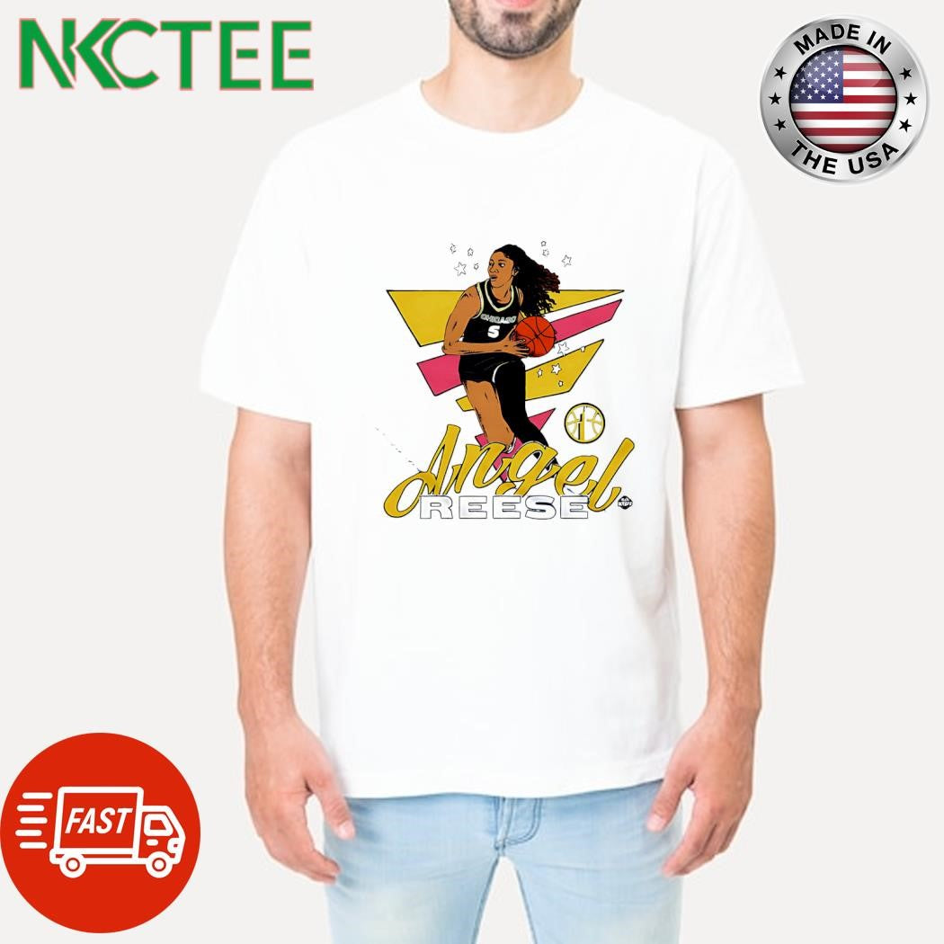 Chicago Sky Angel Reese bounce ball shirt