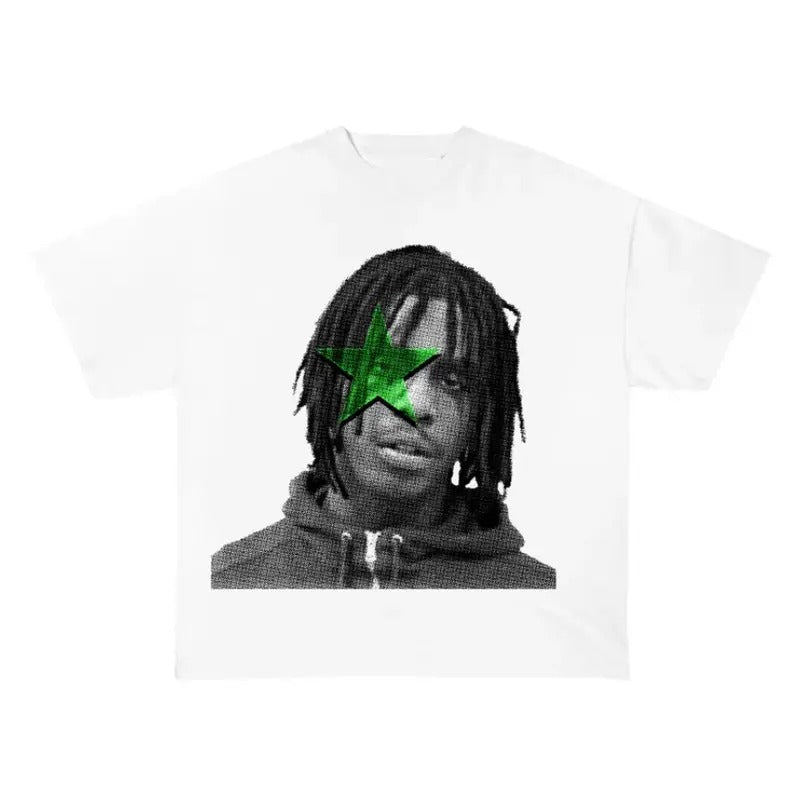 Chief Graphic Star Tee, Hip-Hop Inspired Merch, Unisex Fashion, Music Lover Apparel, Retro Design Shirt, Streetwear T-shirt, Menswear Womenswear Top