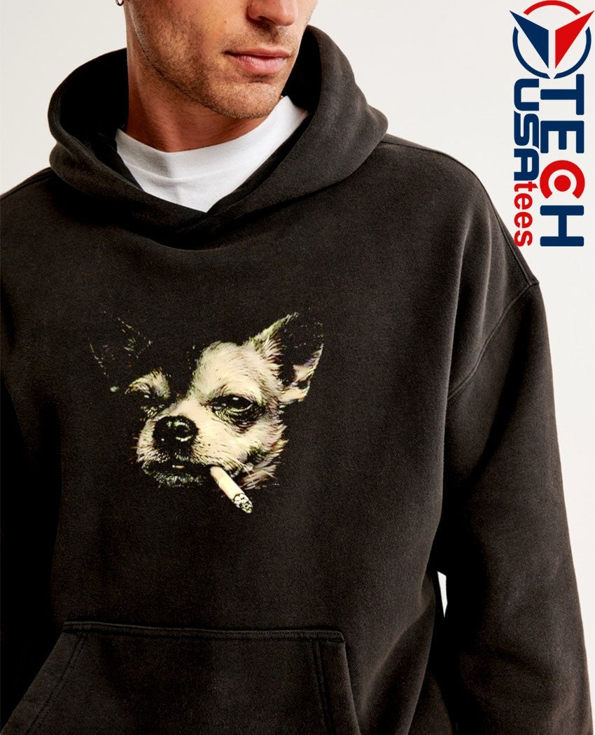 Chihuahua smoking shirt