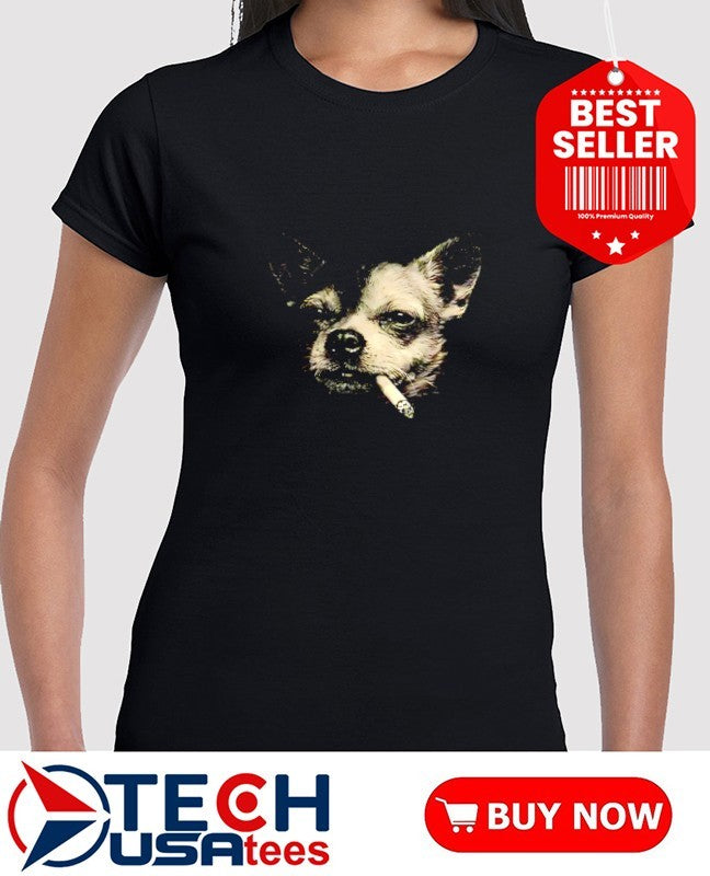 Chihuahua smoking shirt