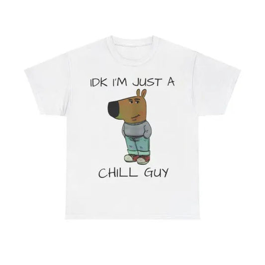 Chill Guy Coin Meme Shirt T-shirt Cotton Menswear Top Classic Hoodie Sweatshirt Unisex Streetwear Chill Girl