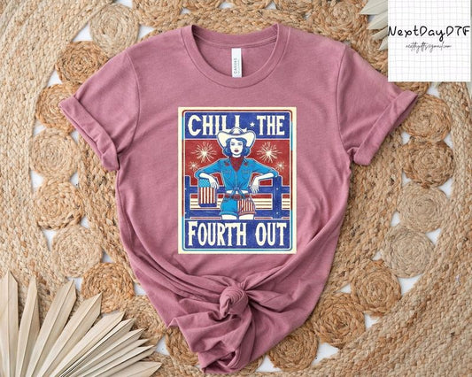 Chill The Fourth Out Shirt Retro 4th Of July Shirt Patriotic Shirt Usa T-shirt American Flag Shirt Funny Fourth Of July Shirt  T-shirt, sweater and Hoodie