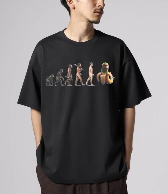 Chimpanzini Bananini Shirt, Italian Brainrot Meme, Funny Tee, Unisex Jersey Shirt