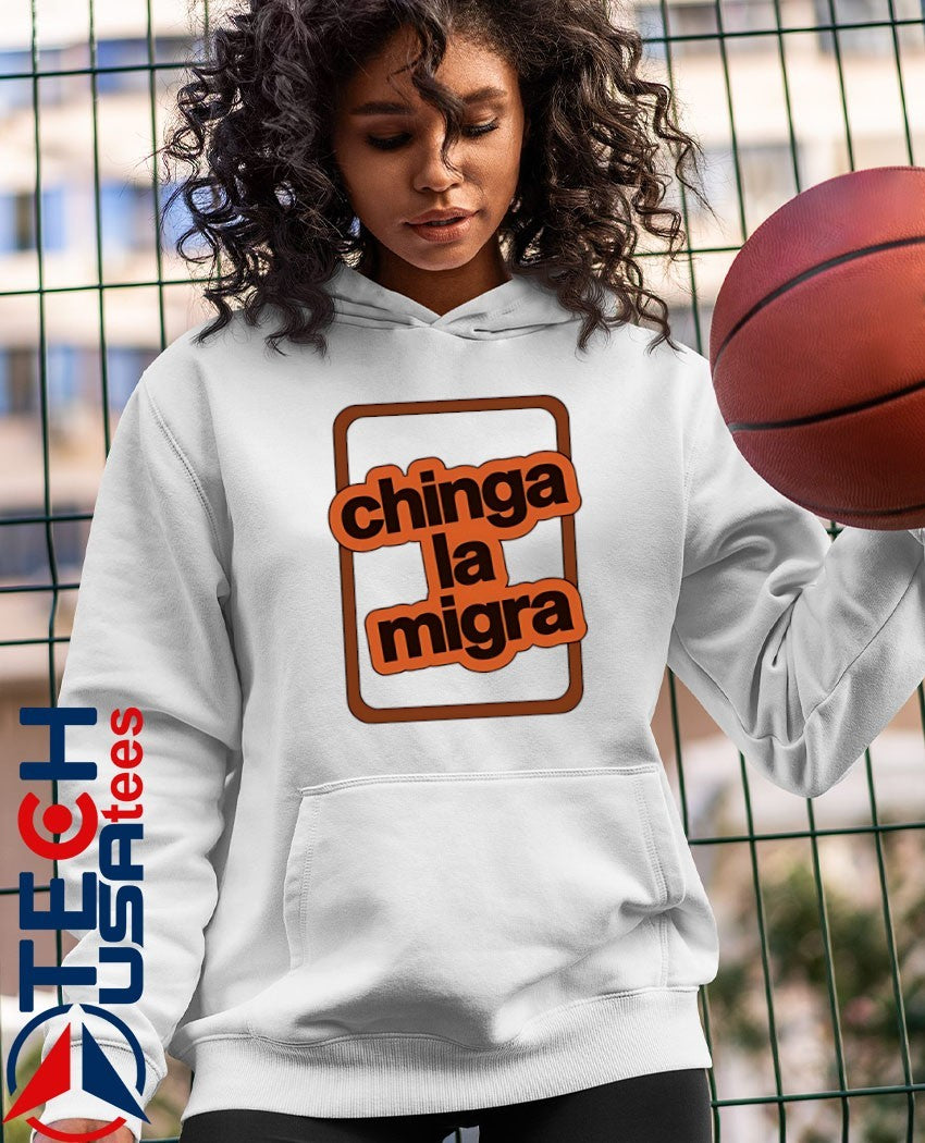 Chinga la migra logo shirt