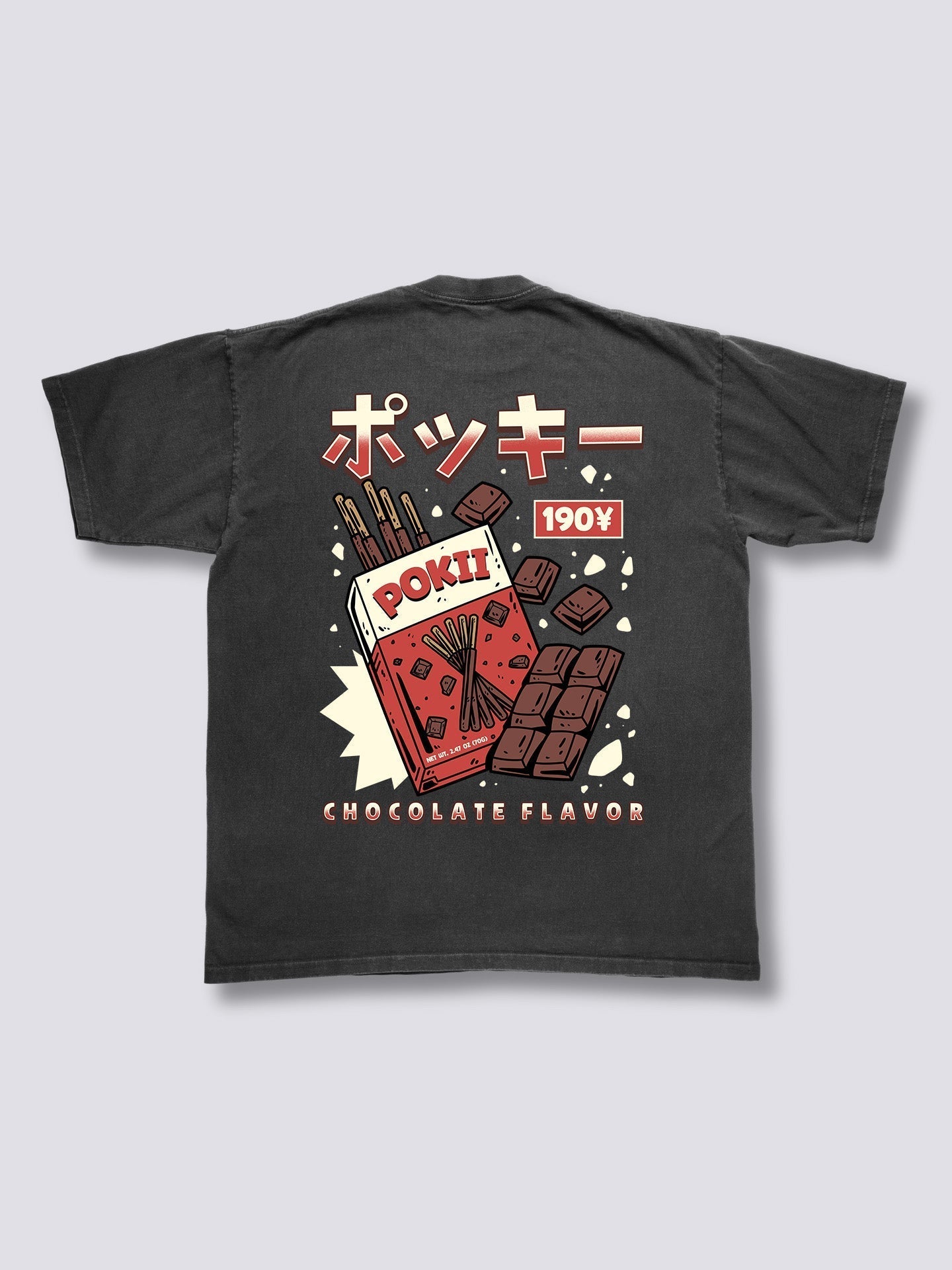 Chocolate Pokii Back Vintage T-Shirt Hoodie, Sweatshirt | CoreVibeTees.com (Image 1)