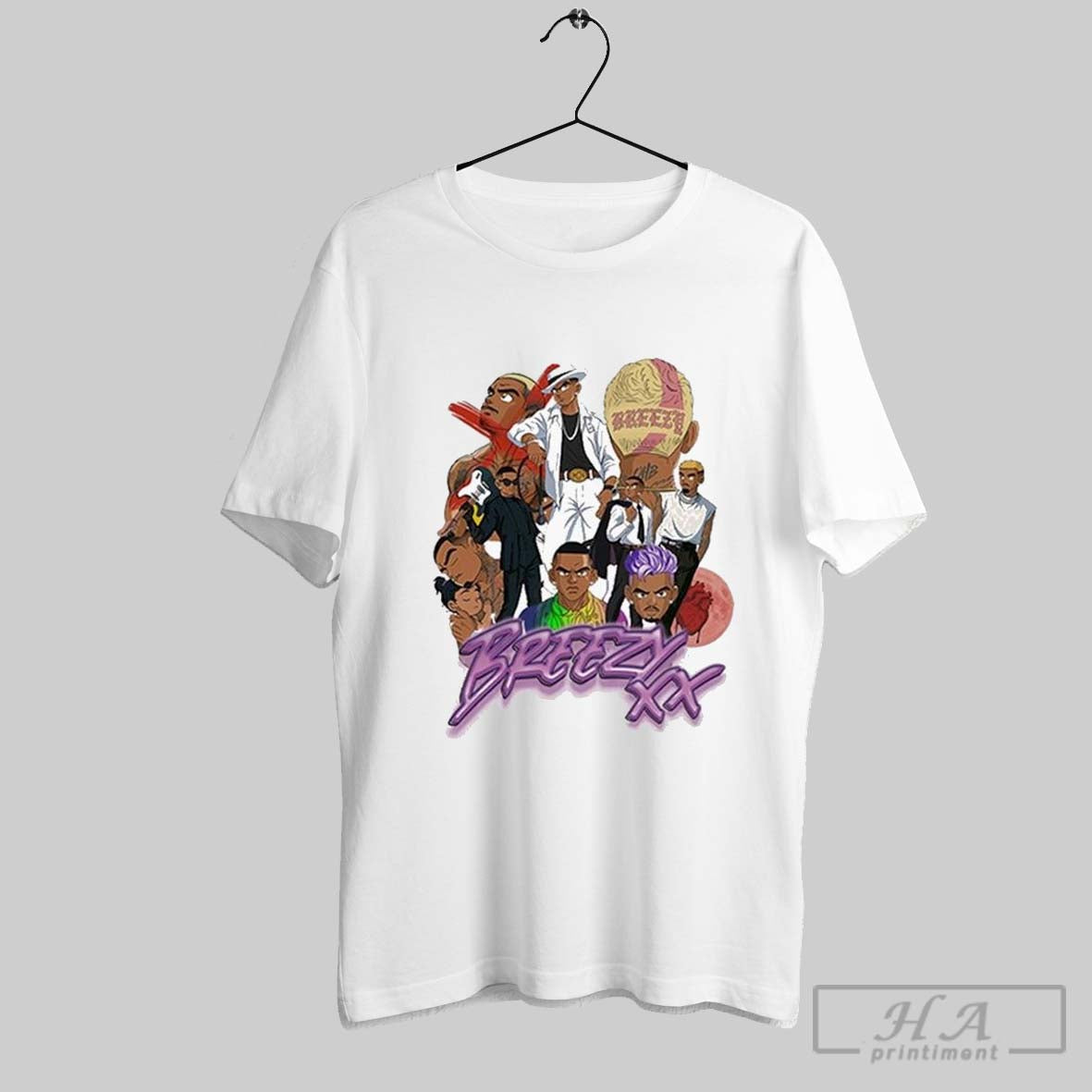 Chris Brown Anime World Tour 2025 T Shirts Hoodie, Sweatshirt | CoreVibeTees.com