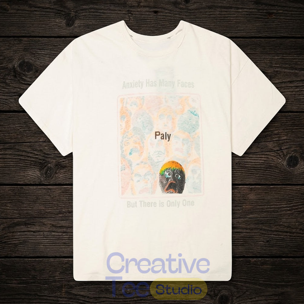 Chris Brown 2026 Paly Anxiety Has Many Faces T-Shirt