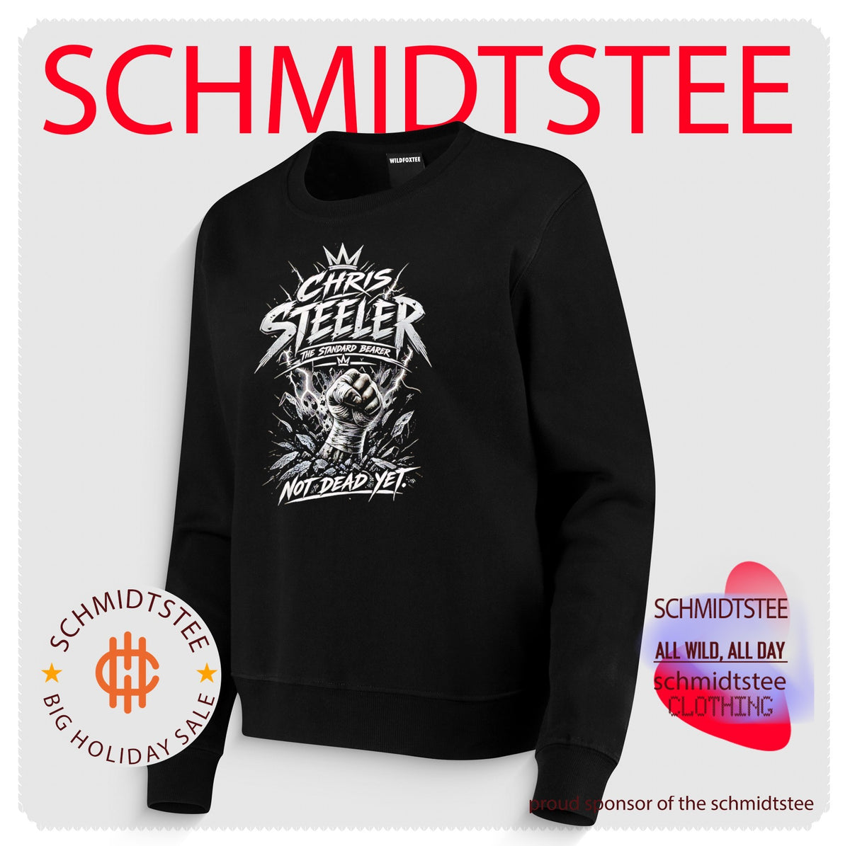 Chris Steeler the standard bearer not dead yet retro shirt