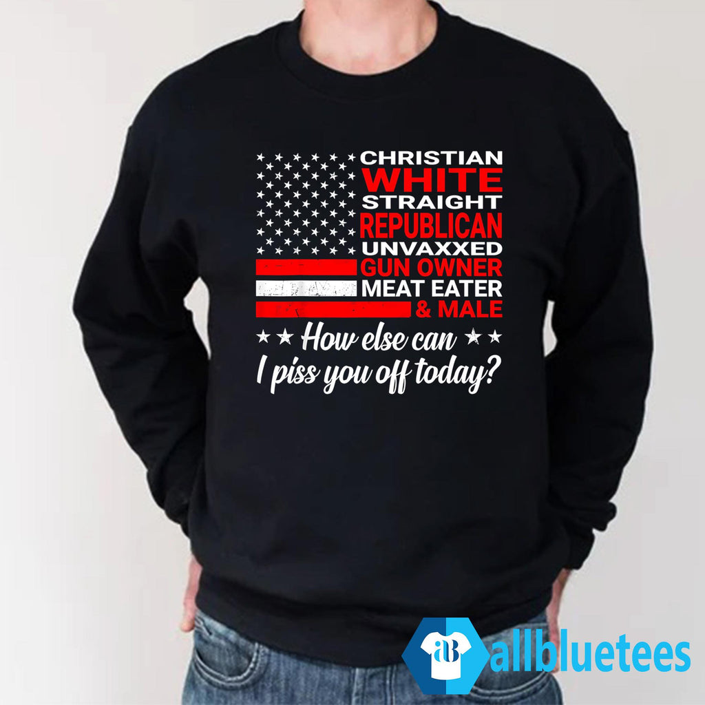 Christian White Straight Republican Unvaxxed Shirt