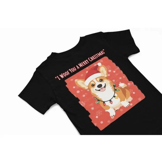 Christmas Corgi Dog T shirt, Quirky dog humour themed Christmas apparel, Funny dog Hoodie, Festive season holiday gift Made in USA