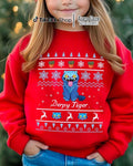 Christmas Derpy Tiger (Kid's Youth) Sweatshirt - KPop Demon Hunters Unisex Sweatshirt For Fan, KPop Demon Hunters...